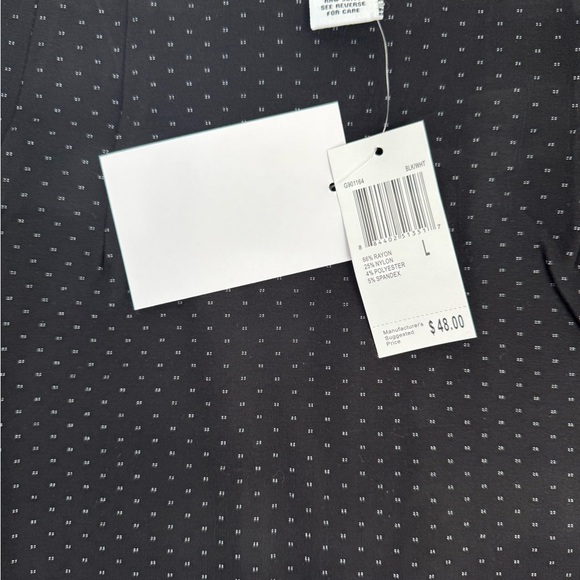 M MAGASCHONI Skirt Womens Size L Black White Knit Pencil Classic Pull On - Picture 9 of 11